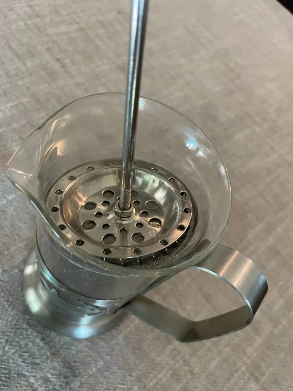Stainless Steel French Press Coffee Maker with Coffee Cup Design 6